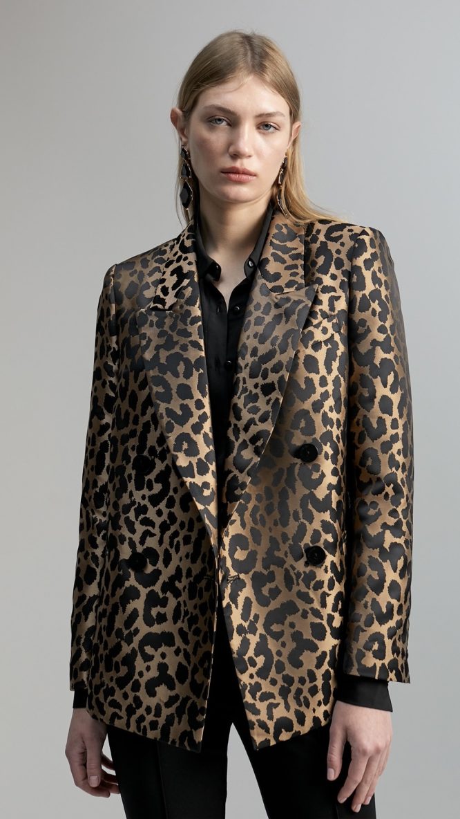 Animal Print Blazer