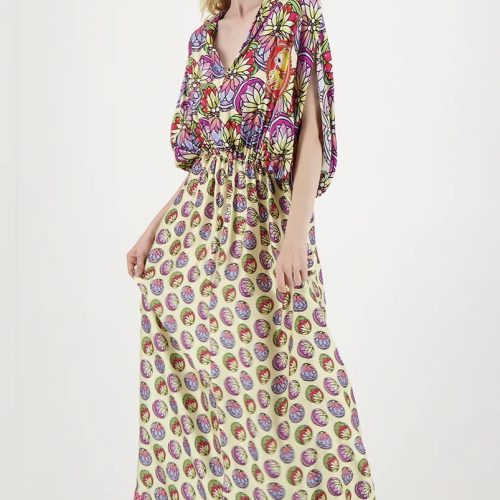 Lucky Me Rose Kaftan Dress