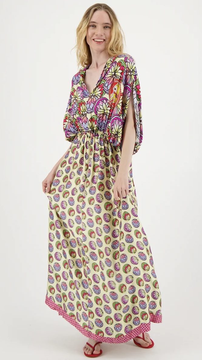 Lucky Me Rose Kaftan Dress