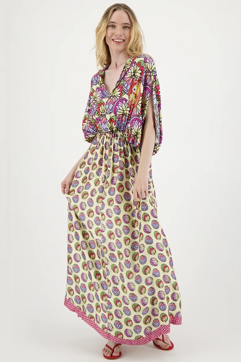 Lucky Me Rose Kaftan Dress