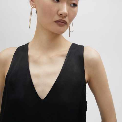 Basic Strappy Top Black