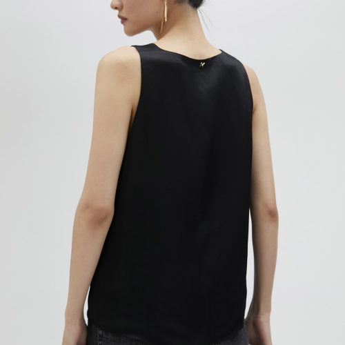 Basic Strappy Top Black