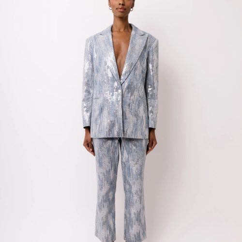 Teddie Embellished Straight Leg Pants