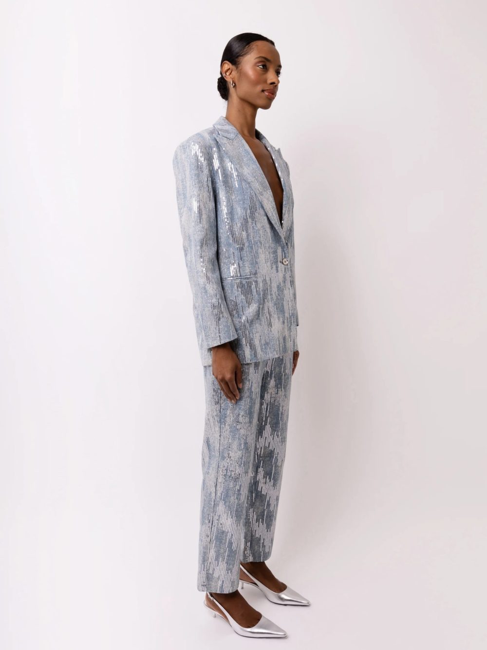 Teddie Embellished Straight Leg Pants