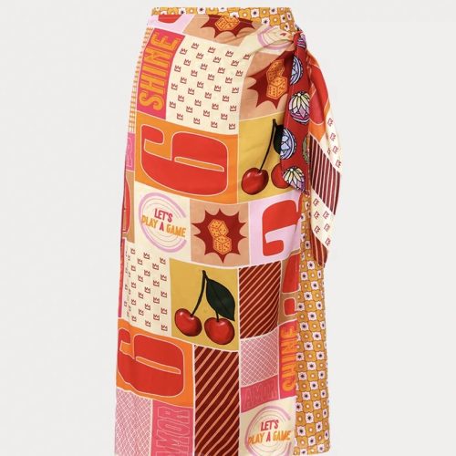 Lucky Me Ambar Wrap Skirt