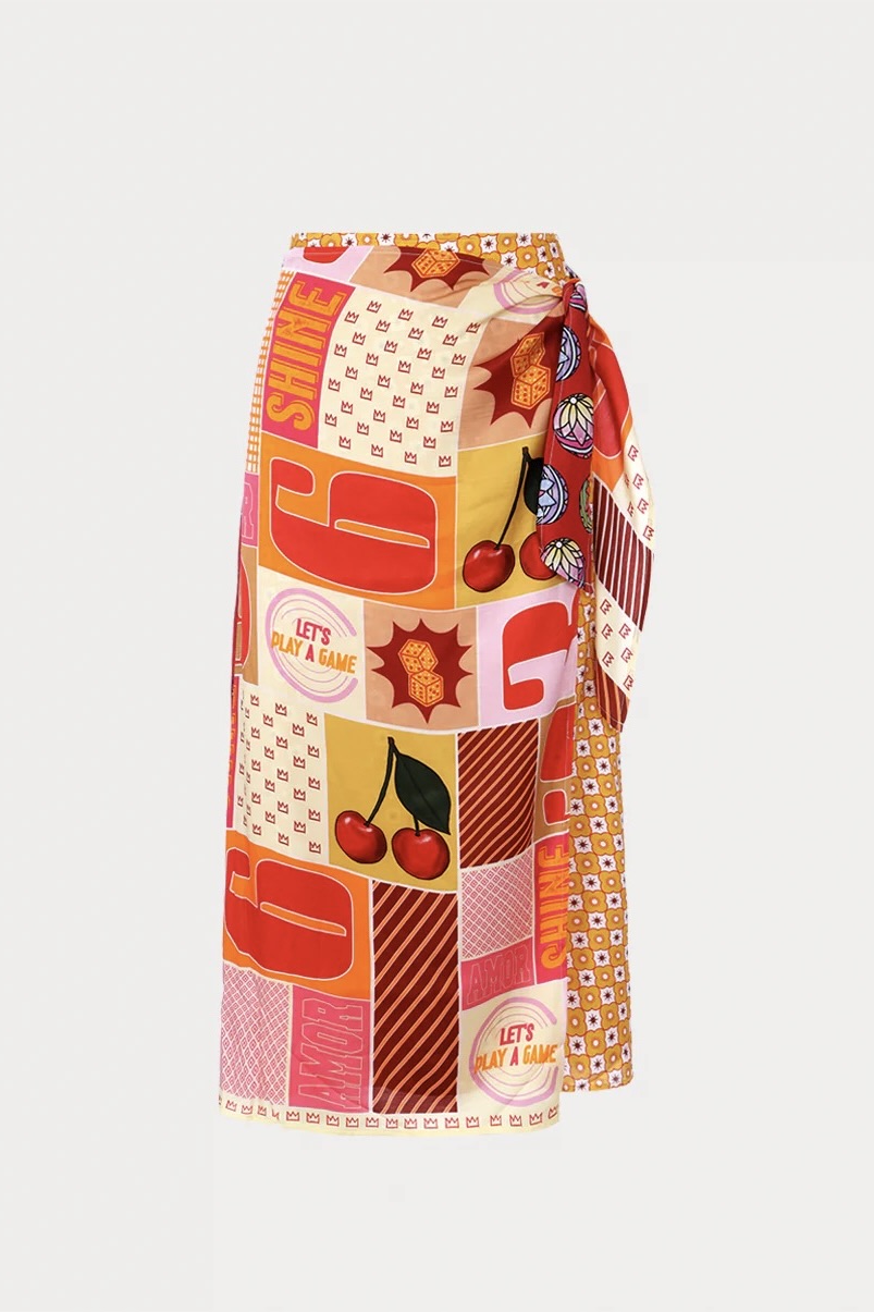 Lucky Me Ambar Wrap Skirt