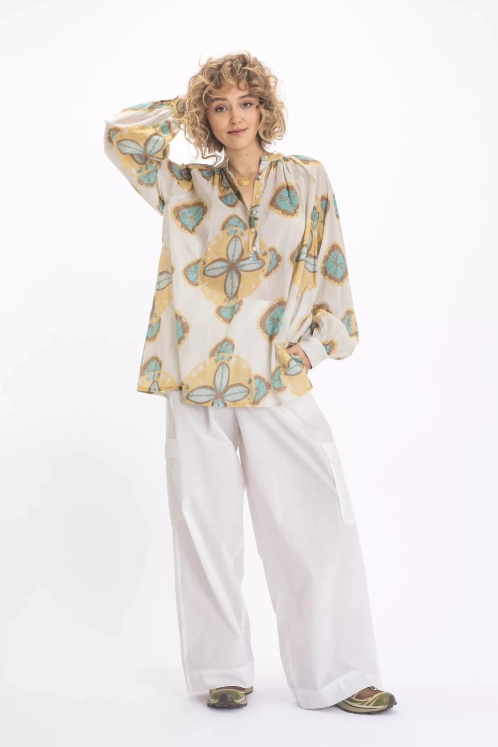 εικόνα-9 VISHNU PASTEL FLORAL PRINT BLOUSE