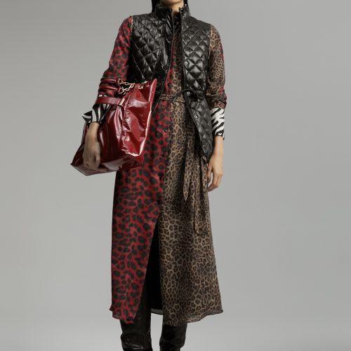 Multicolored Animal Print Dress