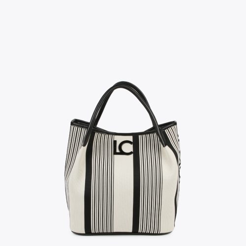 Canvas Tote Bag with Crossbody Strap