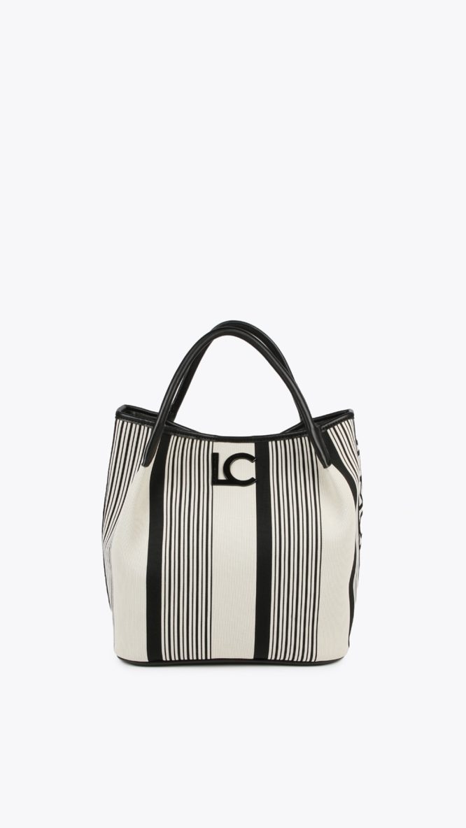 Canvas Tote Bag with Crossbody Strap