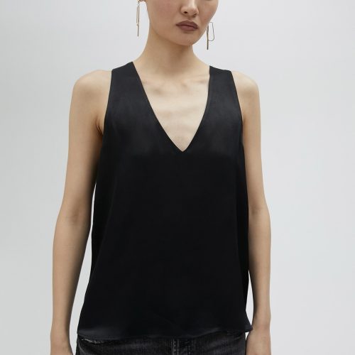Basic Strappy Top Black