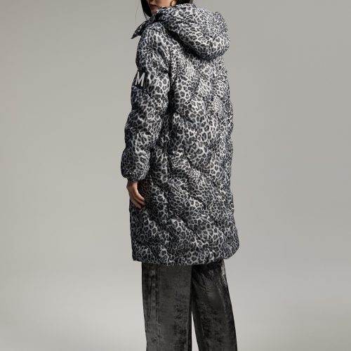 Quilted Animal Print Anorak