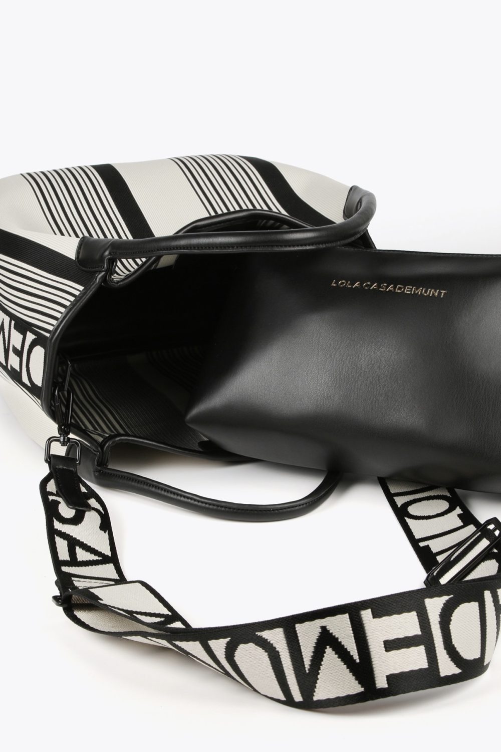 Canvas Tote Bag with Crossbody Strap