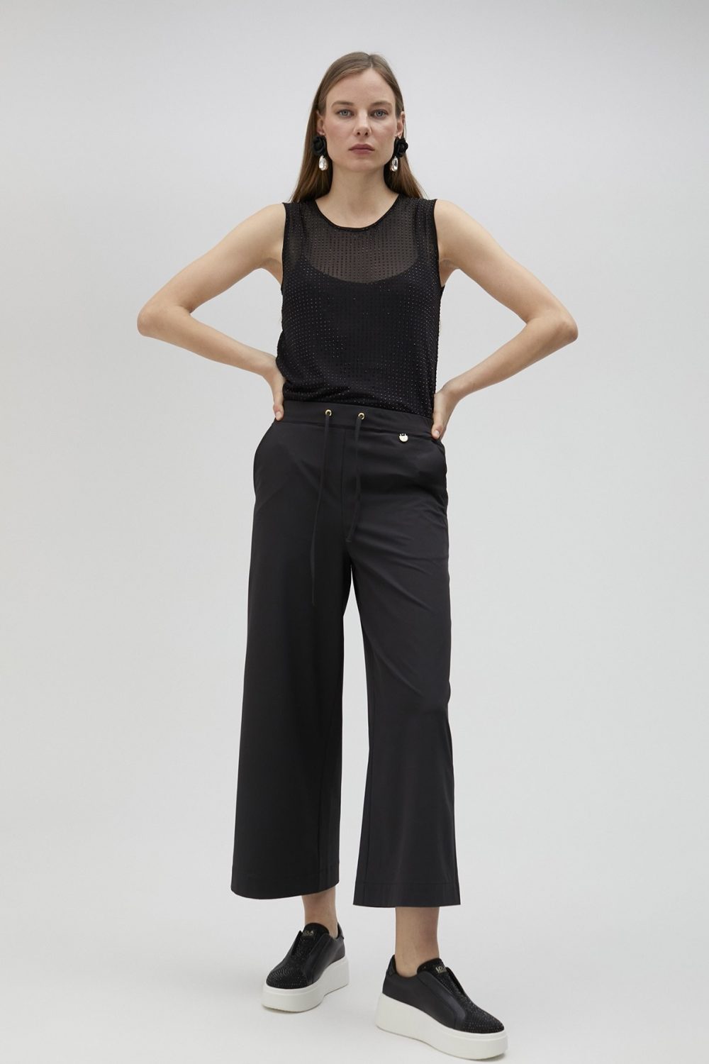 Straight-Leg Technical Trousers