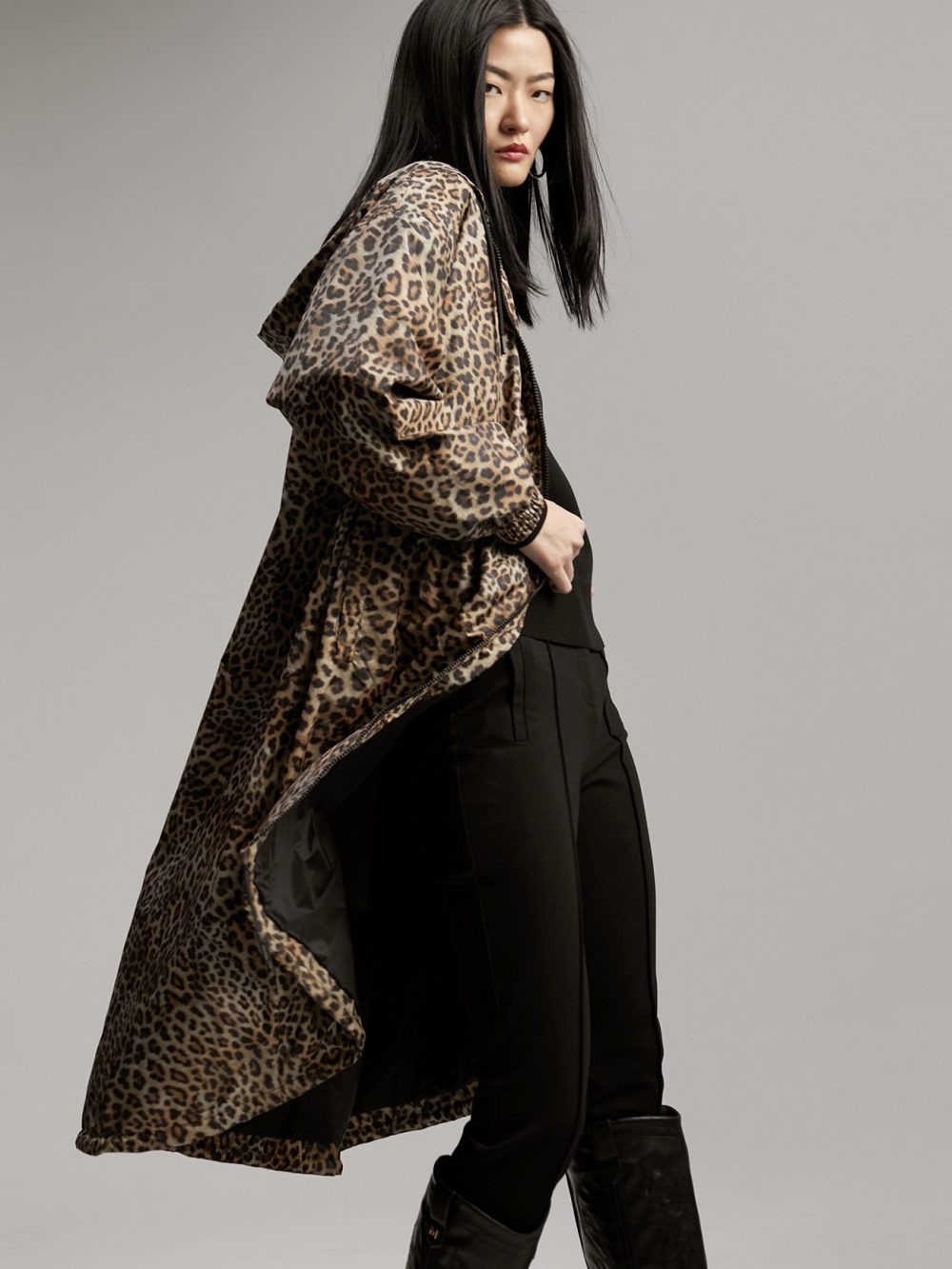 Animal Print Raincoat