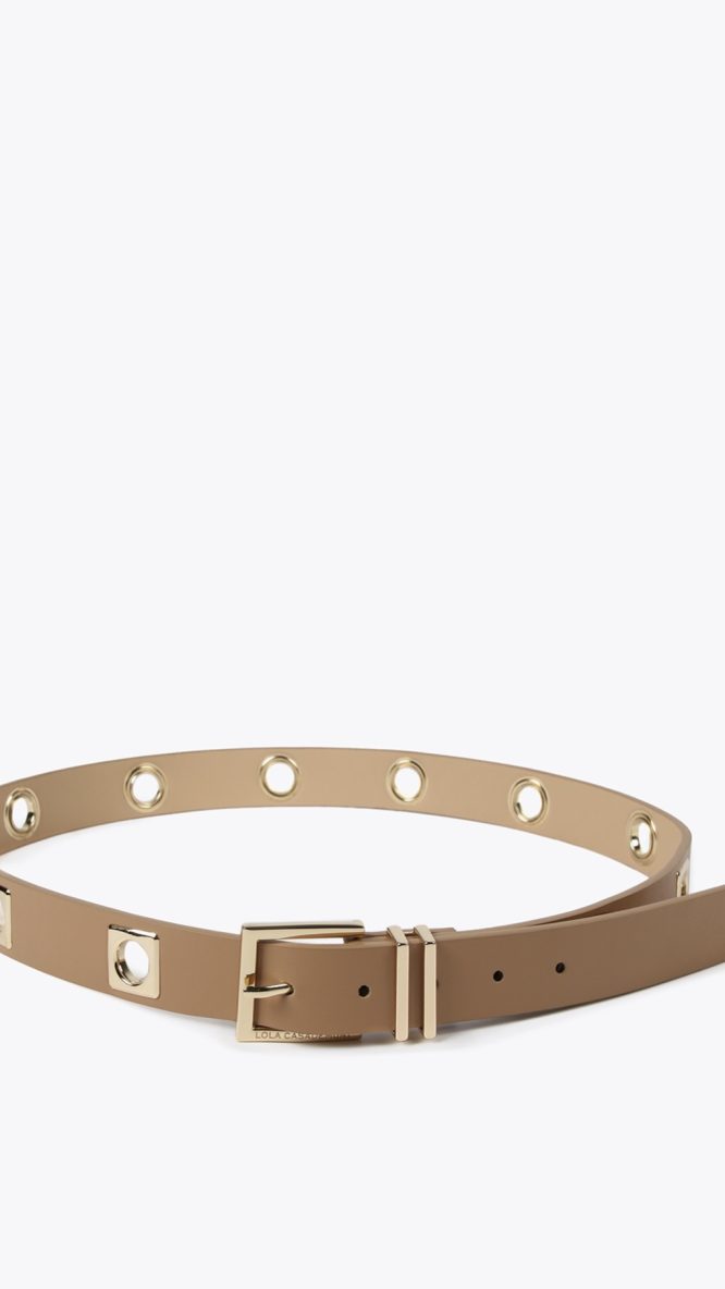 Camel Metal Piece Belt