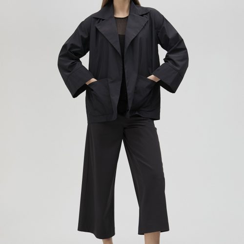 Technical Blazer With Kimono Sleeves