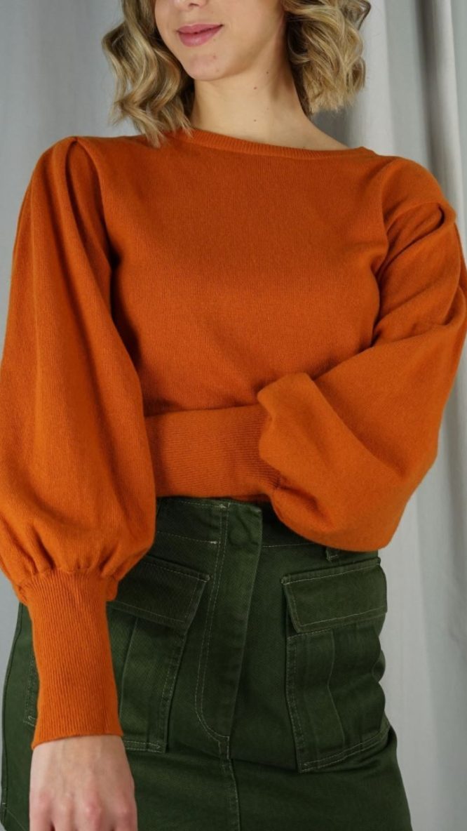 Sweet Orange Sweater