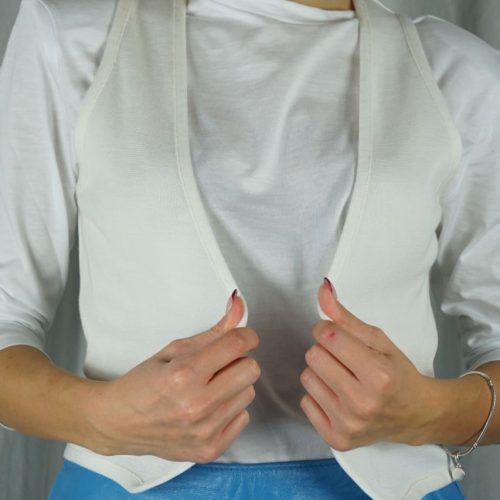 Off White Short Vest