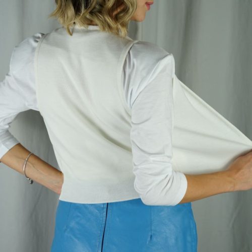 Off White Short Vest