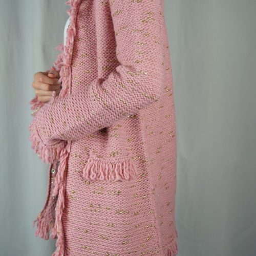 Asymmetry Grey Cardigan