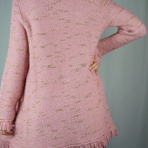 Asymmetry Grey Cardigan