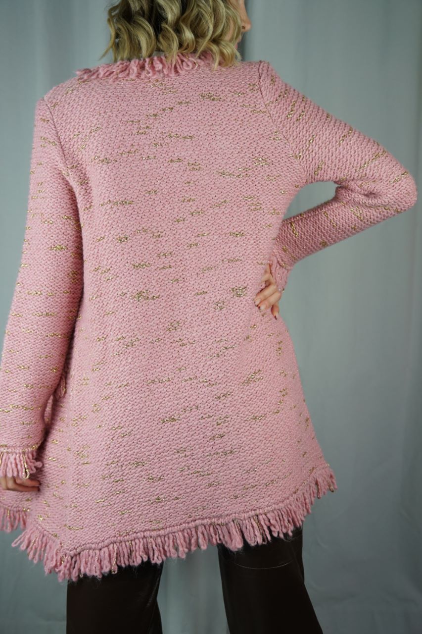 Asymmetry Grey Cardigan