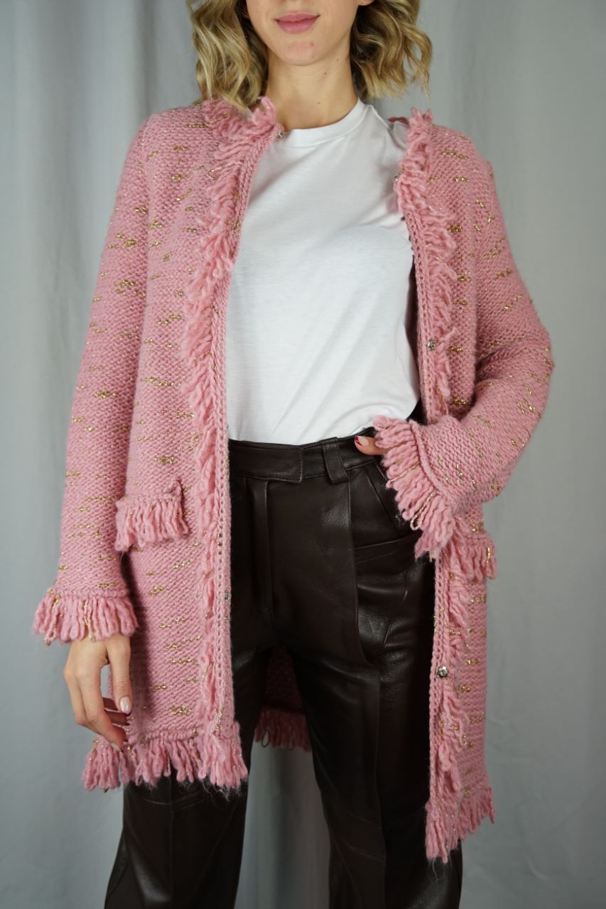 Asymmetry Grey Cardigan