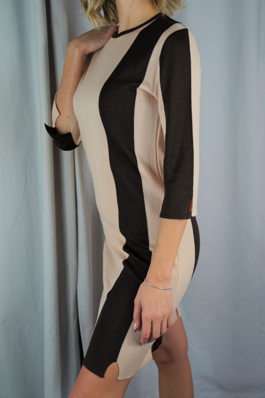 εικόνα_Viber_2021-11-24_22-51-48-801 Beige Mini Knitted Dress
