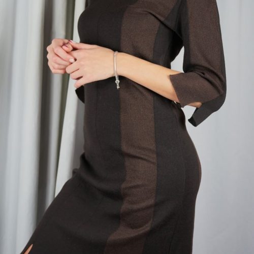 εικόνα_Viber_2021-11-24_22-55-26-984 Brown Mini Knitted Dress