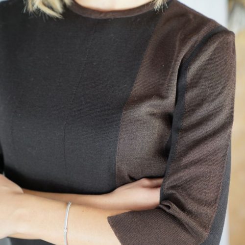 εικόνα_Viber_2021-11-24_22-55-27-675 Brown Mini Knitted Dress