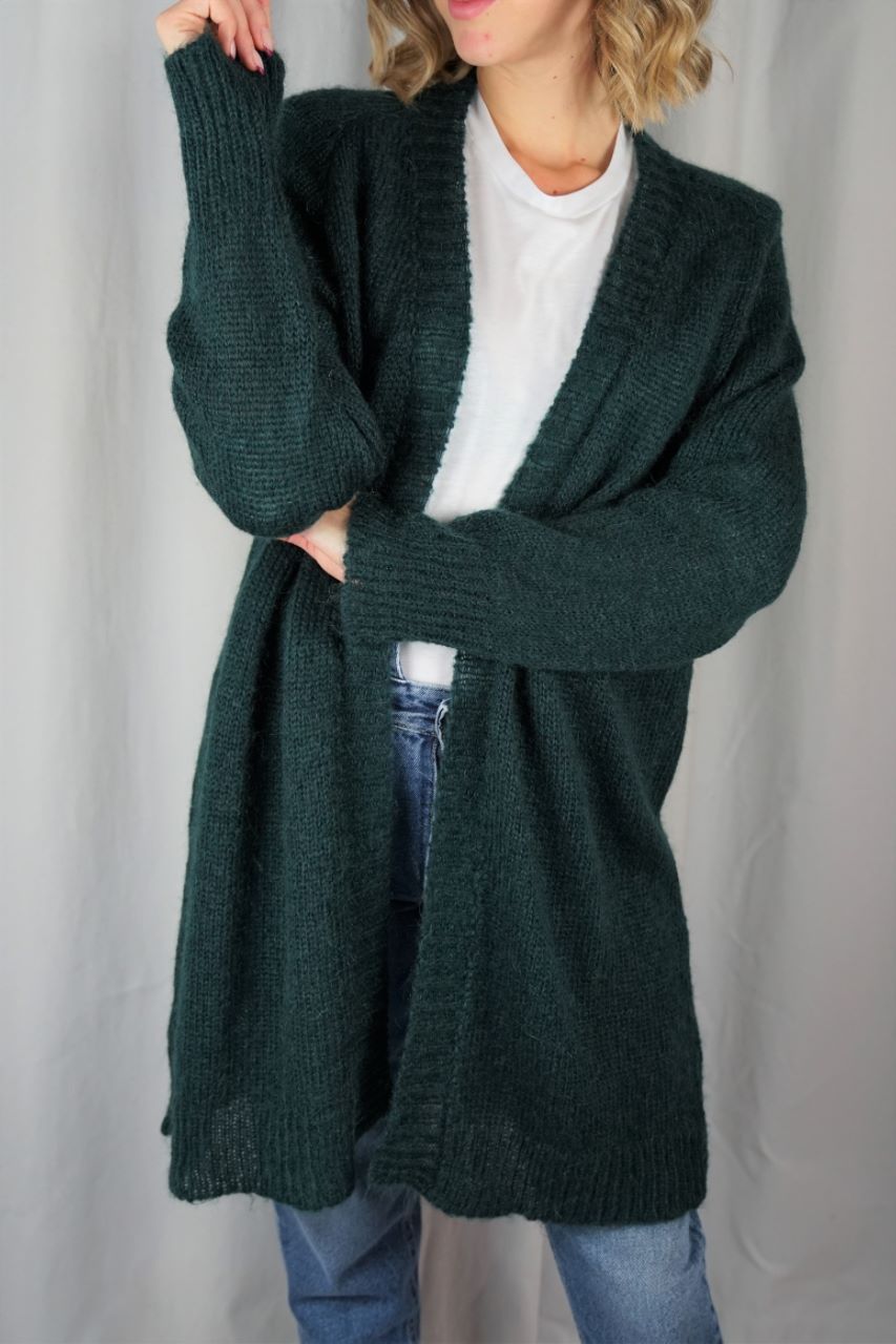 Pine Green Cardigan
