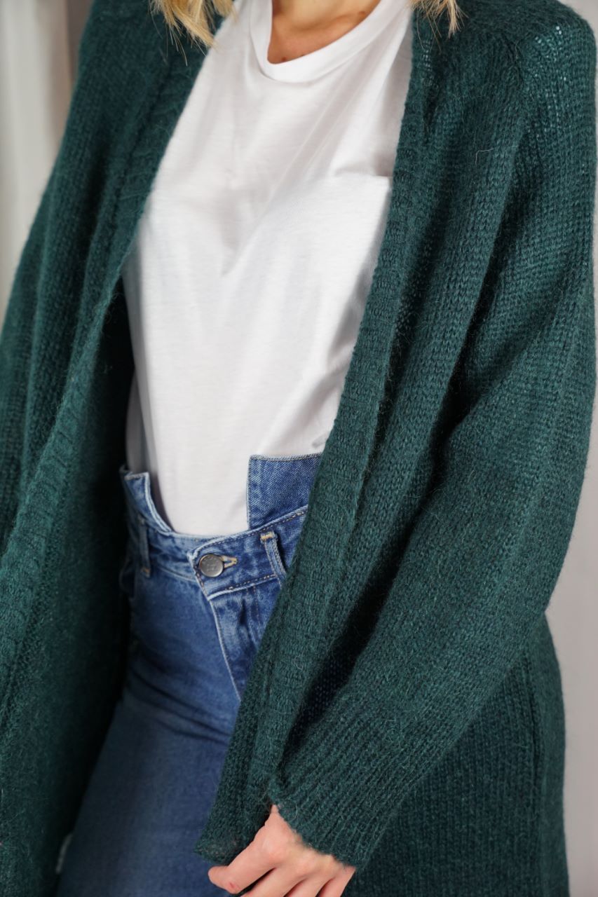 Pine Green Cardigan